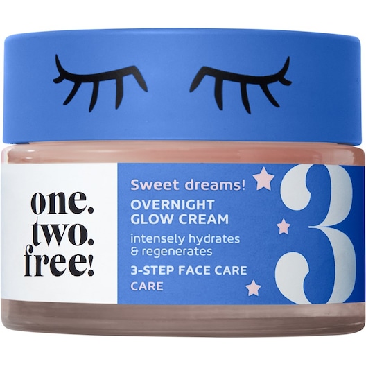 One.two.free! Ansigtspleje Overnight Glow Cream Natcreme Female 50 ml