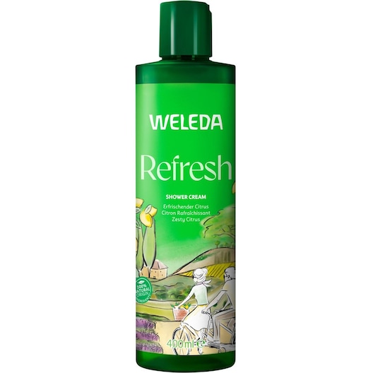 WELEDA Pleje af brusebad Refresh Shower Cream Citrus Rengøring Unisex 400 ml